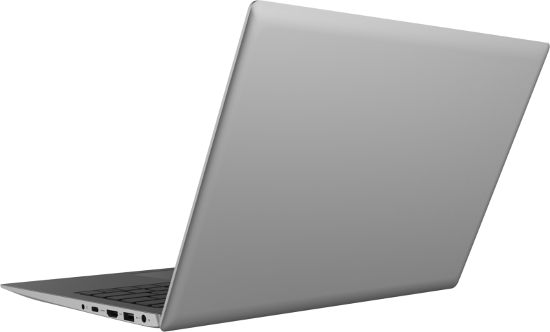 Ноутбук сбоку сзади