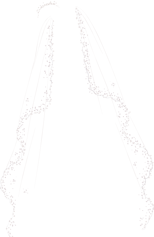 Фата на прозрачном фоне для фотошоп