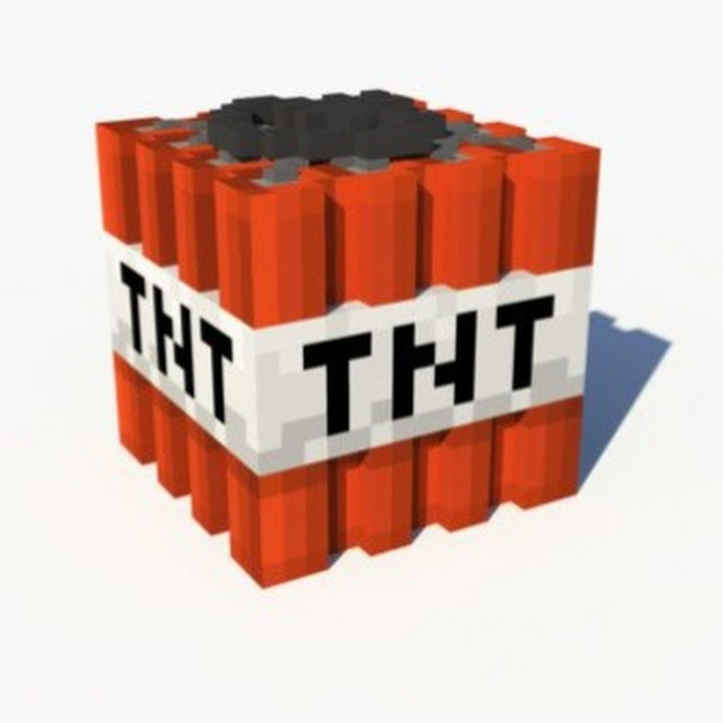 Блок ТНТ В майнкрафт