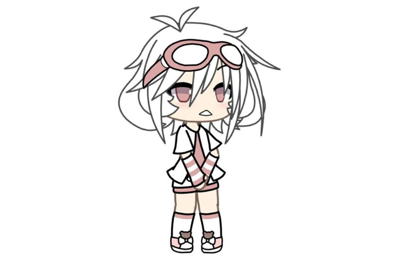 Гача лайф белый персонаж