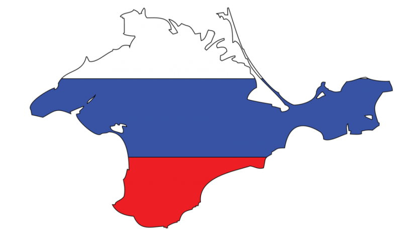 Очертания Крымского полуострова