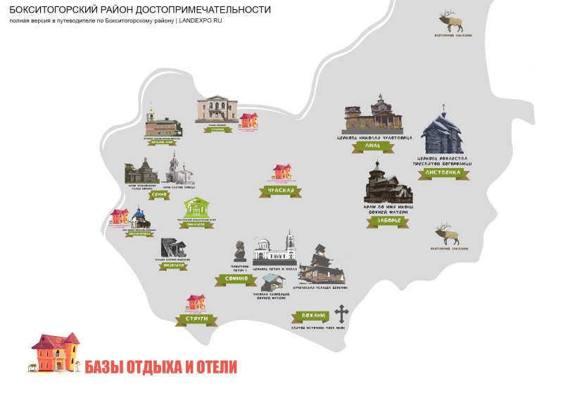 Достопримечательности Бокситогорска Ленинградской области