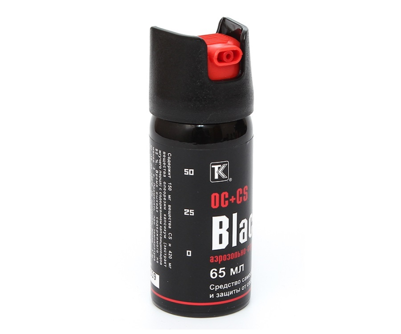 Газовый баллончик OC-CS Black 65 мл.