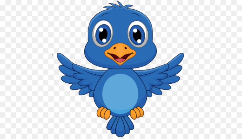 Птицы мультяшные