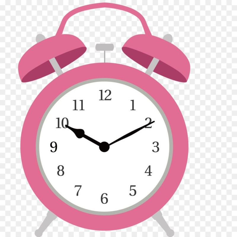 Розовые часы для метрики