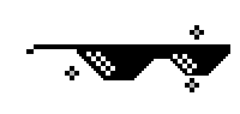 MLG чёрные очки