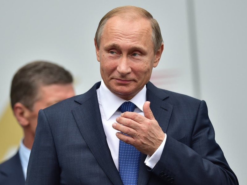 Владимир Путин без фона