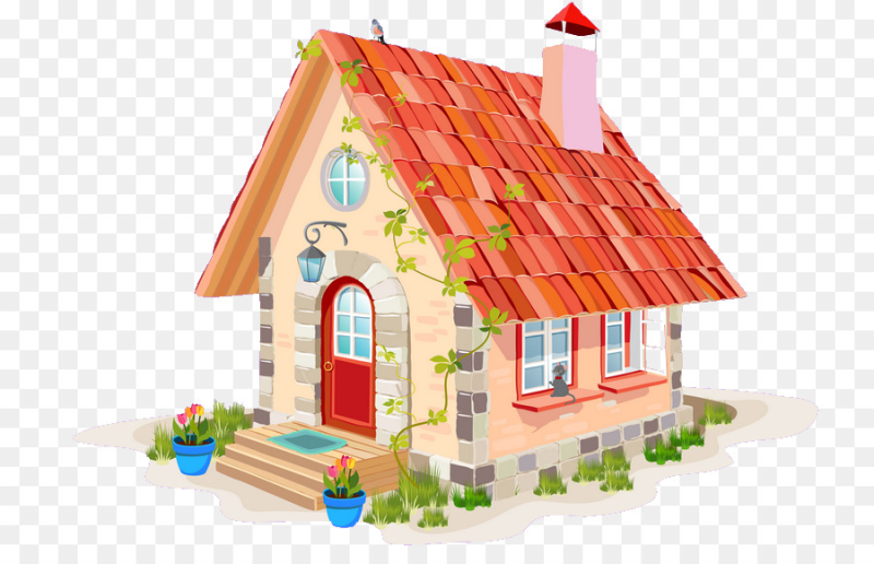 Домик мультяшный