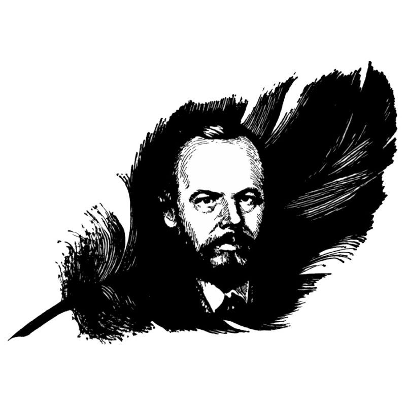 Федор Михайлович Достоевский рисунок