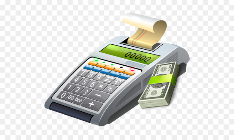 Кассовый аппарат без фона