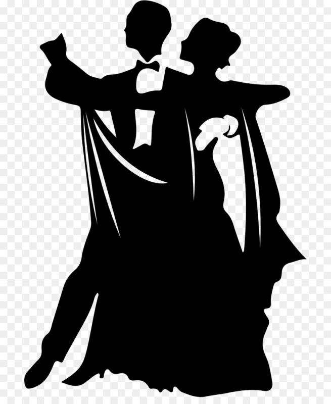 Бальные танцы силуэт