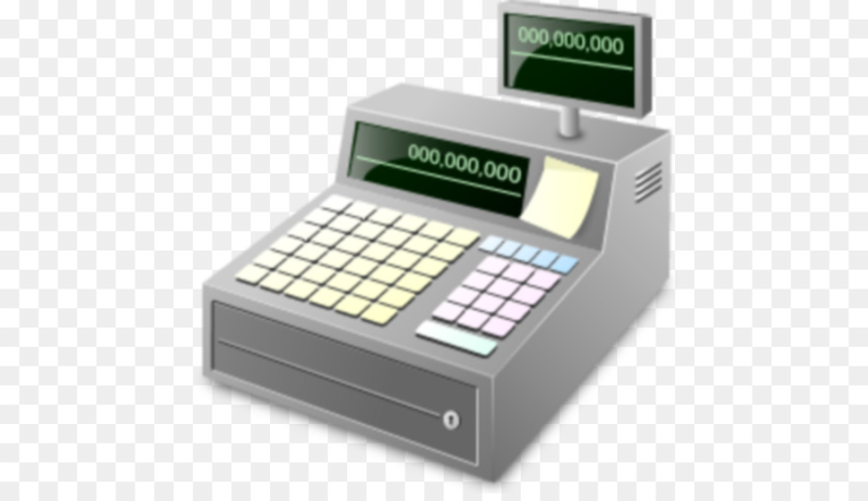 Кассовый аппарат мультяшный