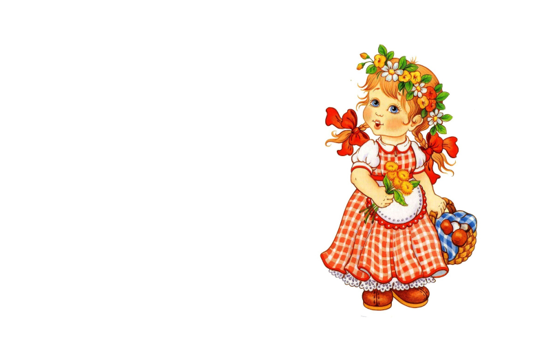 Девочка рисунок для детей
