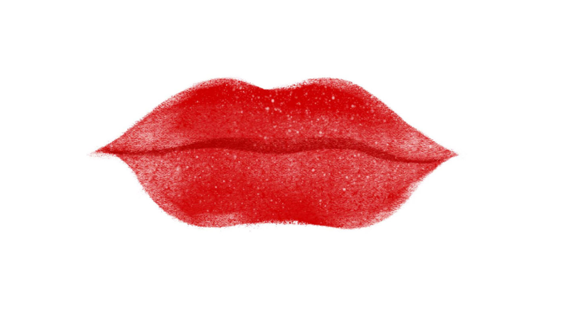 Губы рисунок для детей