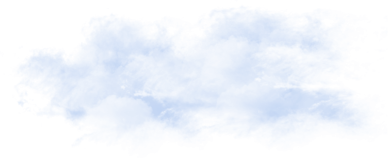 Белое облако на прозрачном фоне