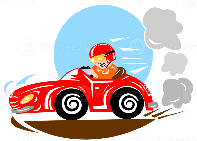 Ребенок гонщик