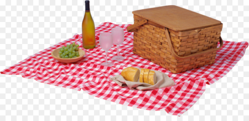 Корзина для пикника с едой