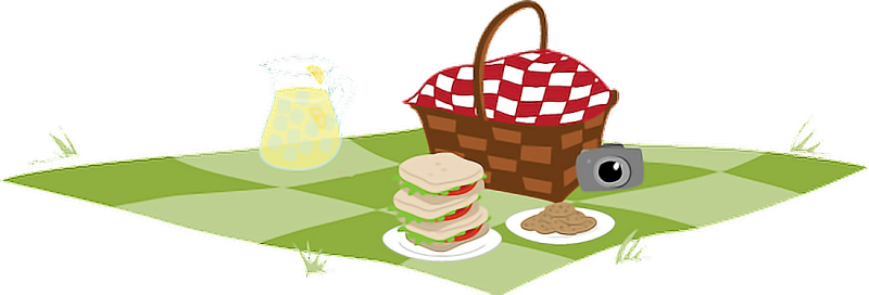 Пикник на прозрачном фоне