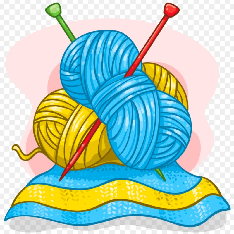 Клубок со спицами