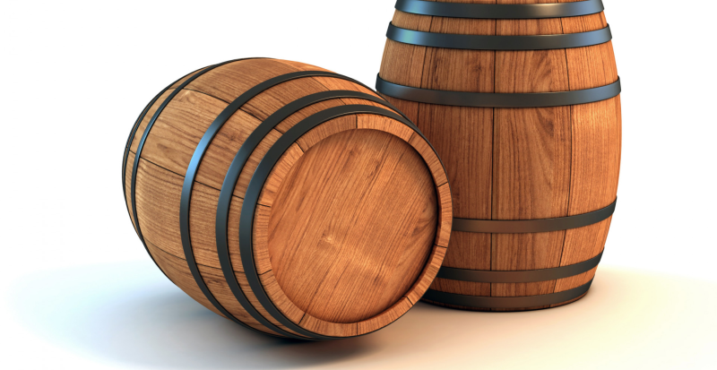 Деревянная бочка