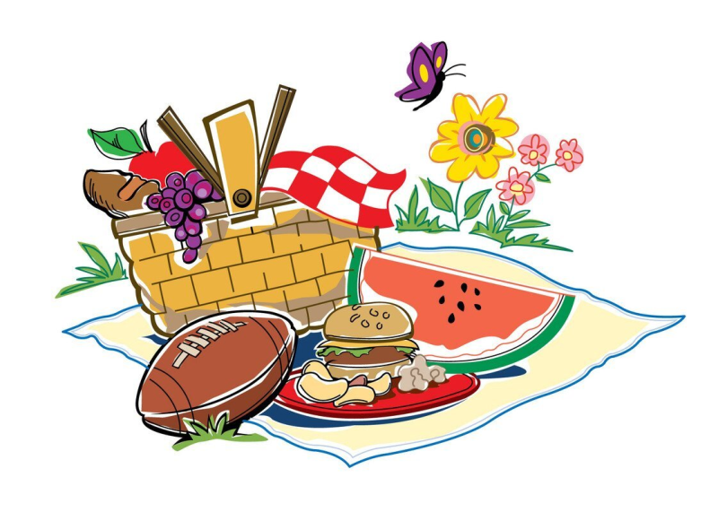 Пикник на природе вектор