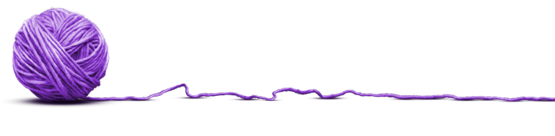 Сиреневый клубок ниток