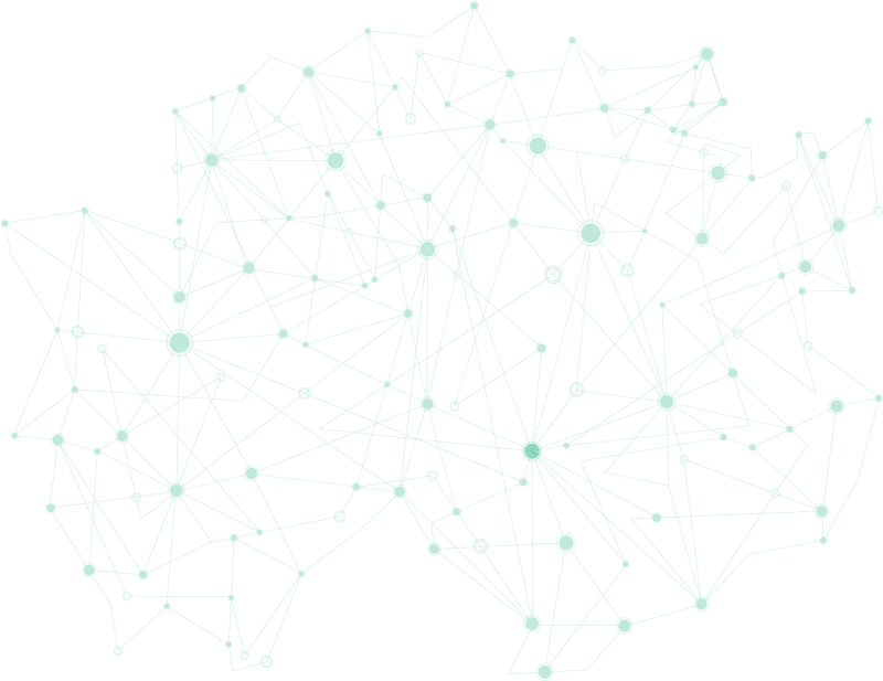 Нейронная сеть на белом фоне