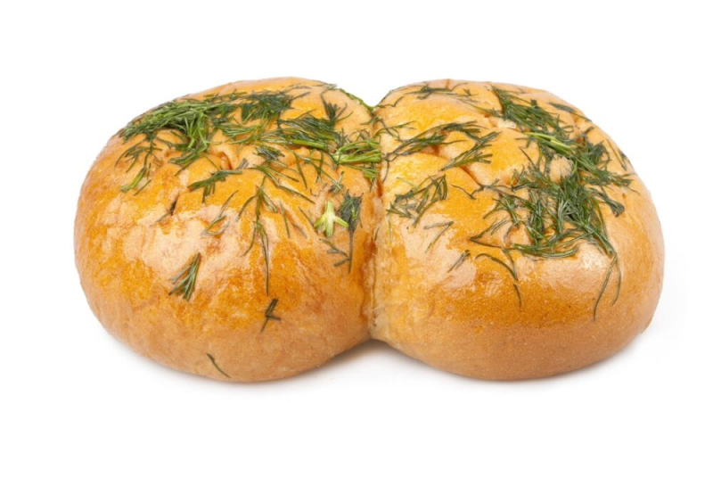 Пампушки с чесноком к борщу