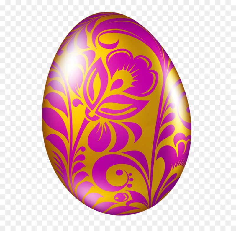 Пасхальные яйца на прозрачном фоне