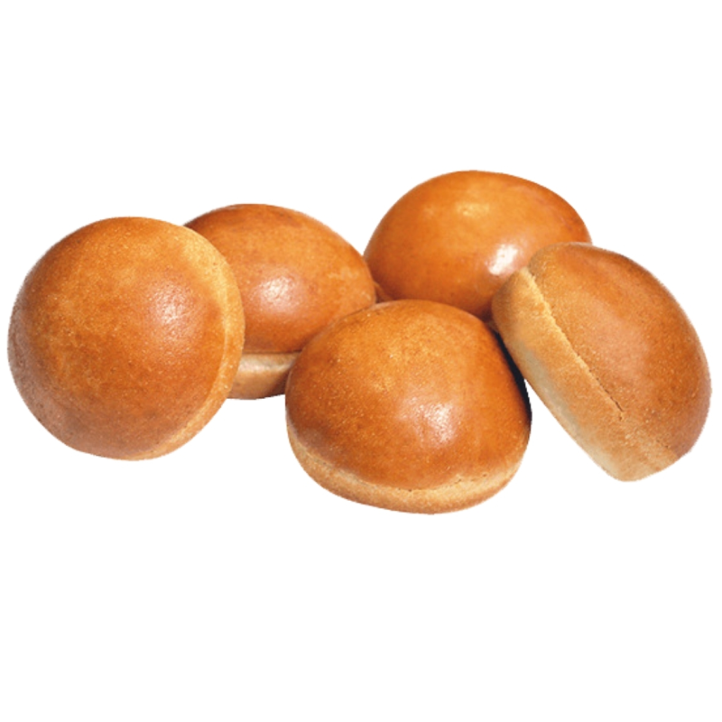 Булочка на белом фоне