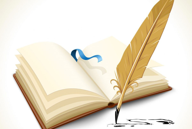 Книга с пером картинки