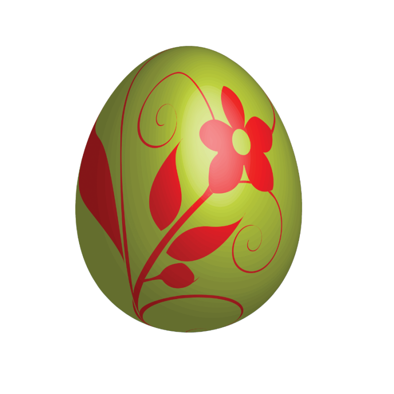 Яйца на Пасху без фона