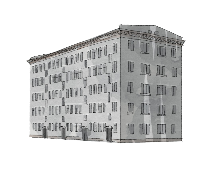 Хрущевка кирпичная 1 511