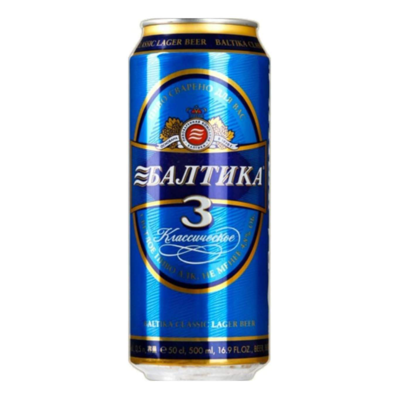 Пиво Балтика 3 светлое 0,45 л ж/б