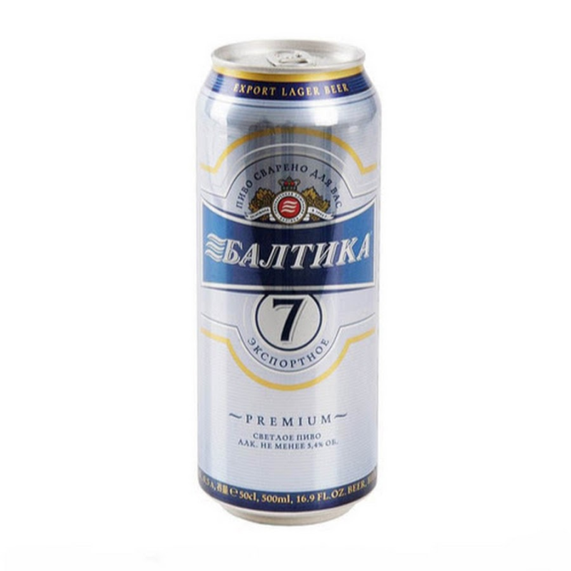 Банка пива Балтика 7