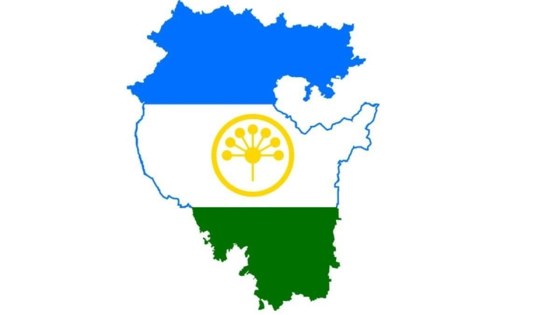 Республика Башкирия флаг