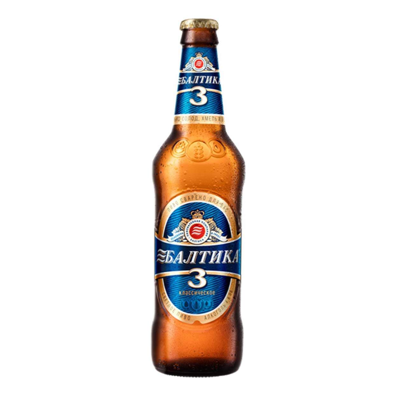Пиво Балтика 3 классическое 0,45 л