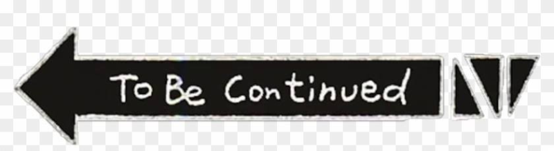 To be continued на белом фоне