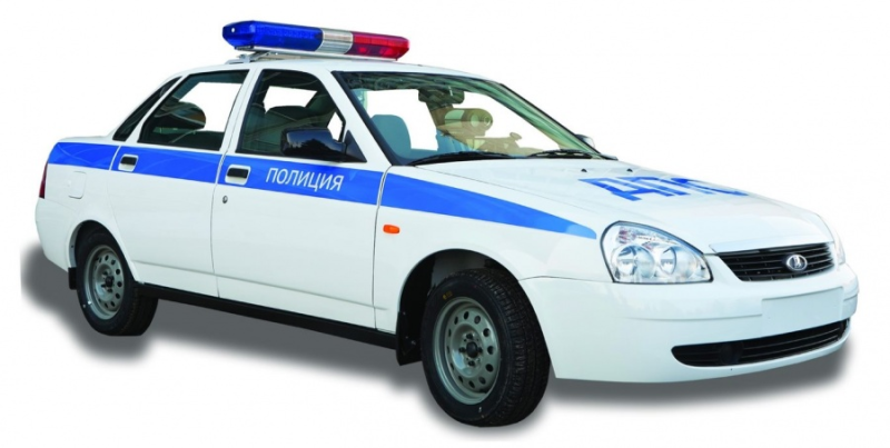 Полицейская Lada Priora