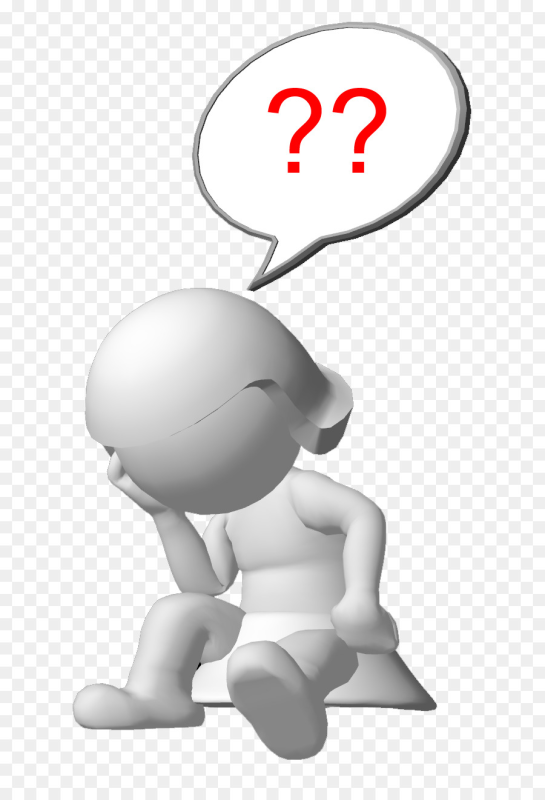 Задумчивый человечек