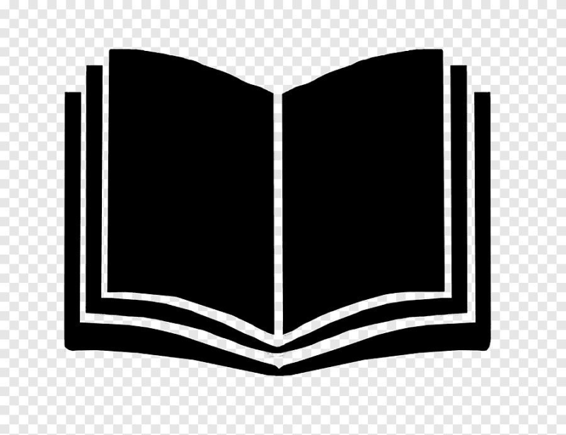 Силуэт раскрытой книги