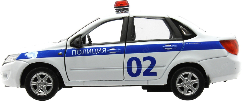 Полицейская машинка Лада 15 вид сбоку