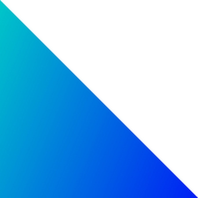 Голубой треугольник на прозрачном фоне