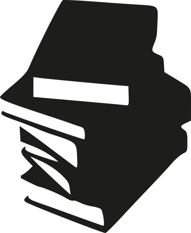 Стопка книг пиктограмма