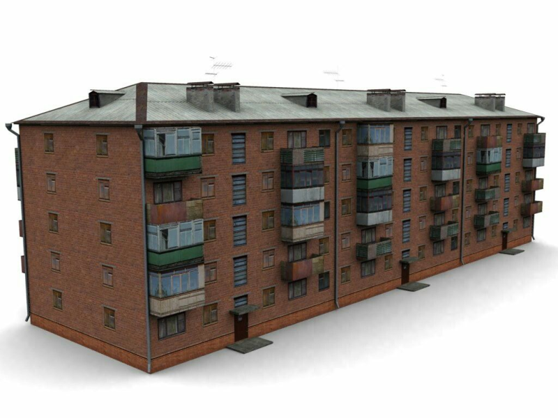 Хрущевка 1-335 крыша