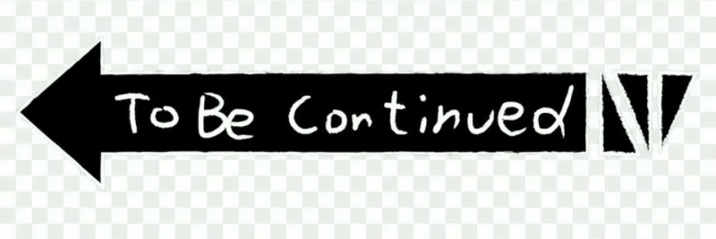 Надпись to be continued