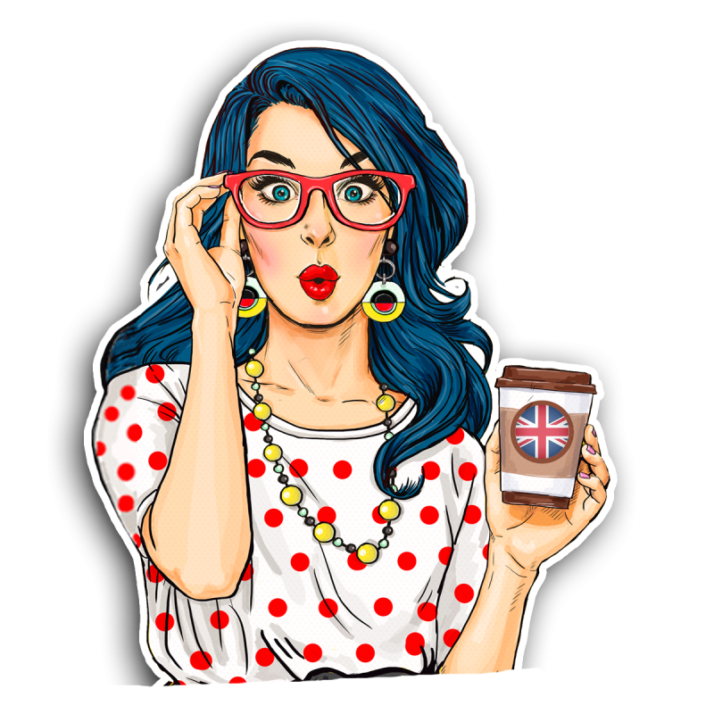 Девочка поп арт