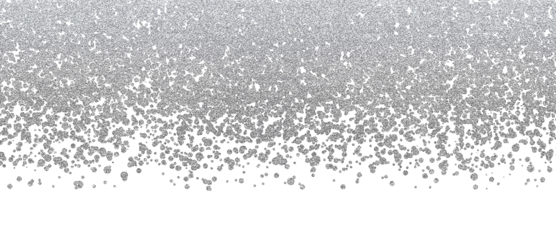 Серебряная пыль на прозрачном фоне