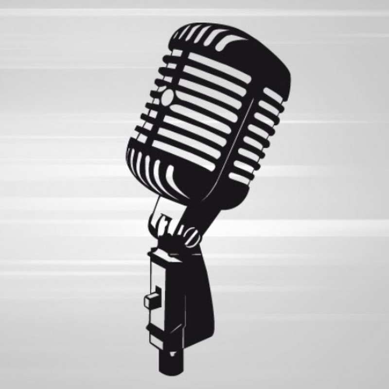 Микрофон нарисованный