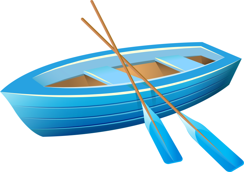 Лодка сбоку вектор